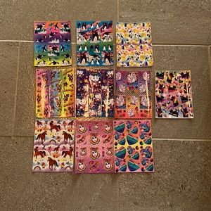 Lisa Frank sticker sheets